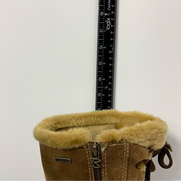 BRILLIANT Insulated Waterproof Suede leather lace up winter boots - Picture 10 of 11